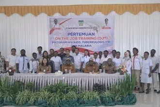 Dinas Kesehatan Papua Tengah menggelar OJT program HIV/AIDS Tuberkulosis (TB) dan Malaria di Deiyai. (Foto: Humas Pemkab Deiyai for Seputarpapua)
