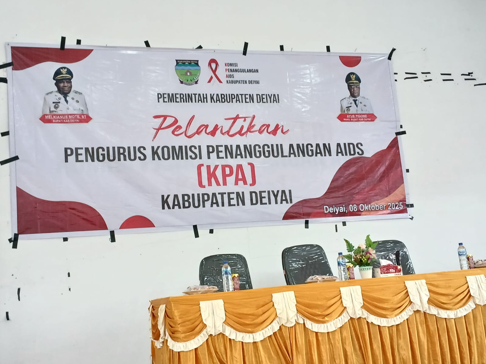 Pelantikan Pengurus KPA Deiyai 08 Oktober 2025