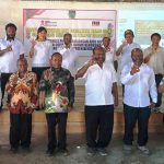 Foto bersama usai menandatangani surat kesepakatan kerja sama dalam rangka sosialisasikan bahayanya sekaligus pencegahan virus mematikan, HV/AIDS di seluruh wilayah kabupaten Deiyai, Papua Tengah, Rabu (19/11/2025) kemarin. (Ist)
