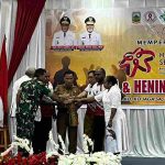 Pemerintah Provinsi Papua Tengah menggelar doa dan hening cipta bersama di Aula RRI Nabire, Senin (8/12)