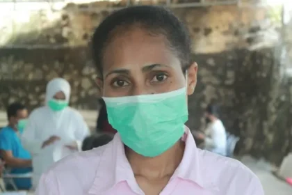 Saya masih ingin hidup dan lihat anak saya beranjak dewasa (dok. BBC)