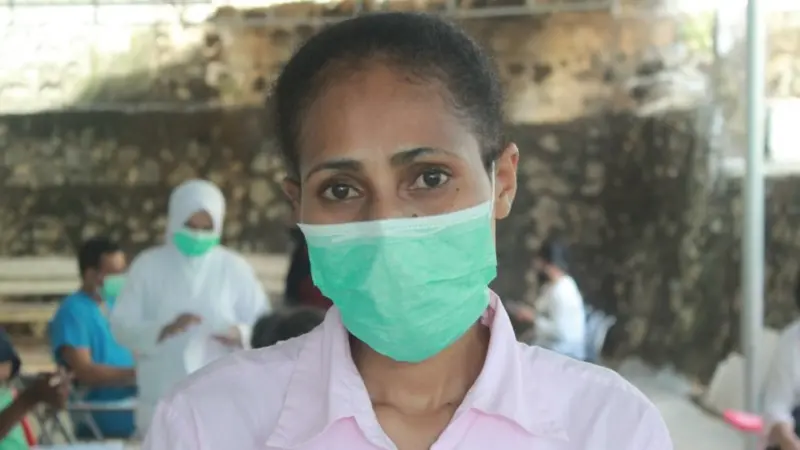 Saya masih ingin hidup dan lihat anak saya beranjak dewasa (dok. BBC)